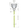 AECO - Capteur de Niveau Capacitifs SC-A800 110/220 Vca – CLC000060