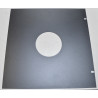 20/10 Acier 500X500mm Trou Central Ø155mm