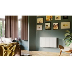 Radiateur Electrique à Inertie Fluide 2000W SAUTER Ipala Connecté Horizontal Blanc