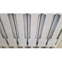 Radiateur Electrique à Inertie Fluide 2000W SAUTER Ipala Connecté Horizontal Blanc pas cher.