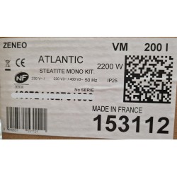 Chauffe-Eau Électrique 200L ATLANTIC Zénéo 153112