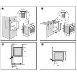 Dimensions d'encastrement.