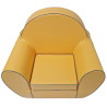 Fauteuil Chauffeuse Adulte CAMELDIAN Pullman Miel/Noir
