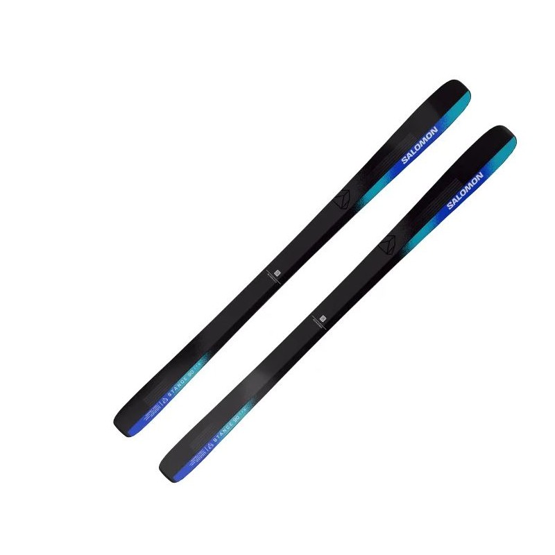 Lot de 2 Skis All Mountain SALOMON N Stance 90 Black/Turquoise/Race Blue Lot de 2 Skis All Mountain SALOMON N Stance 90 Black/Turquoise/Race Blue