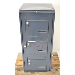 Bloc de 3 Boîtes aux Lettres LEABOX A3 Collective Extérieure Murale pas cher.