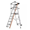 Escabeau Plate-Forme Double Tablette TUBESCA Raptor Garde-Corps Lisse 6 Marches H2.94m