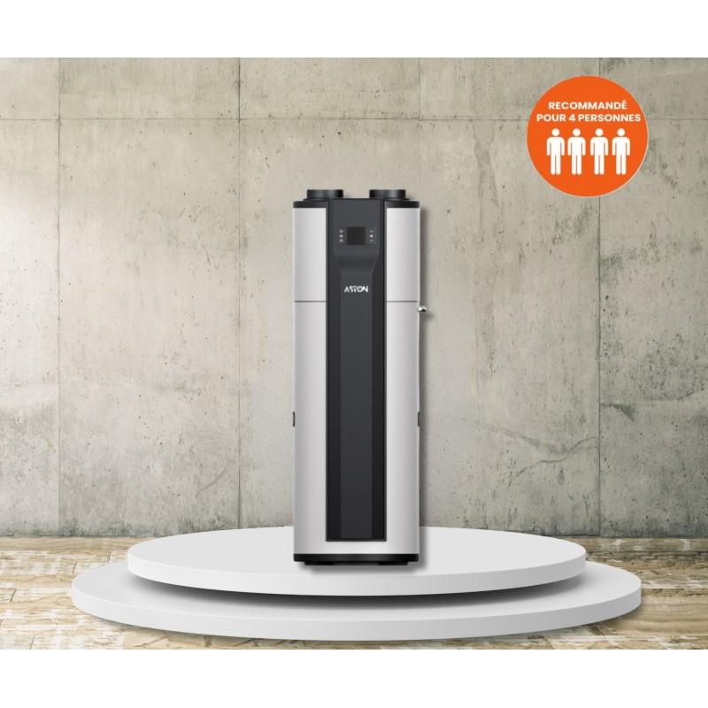 Chauffe-eau Thermodynamique 200L STOVE ITALIA Aston 2500W - 21500SO Chauffe-eau Thermodynamique 200L STOVE ITALIA Aston 2500W - 21500SO