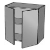 Meuble Haut de Cuisine NÉOVA Sim' 2 Portes Blanc Largeur 800mm