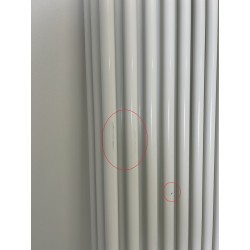 Radiateur Acier Eau Chaude 2656W CORDIVARI Ardesia H2056xL600mm Blanc Pas cher