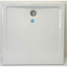Receveur de Douche Extra-Plat AQUANCE Alto à Poser en Céramique Blanc 90x90cm