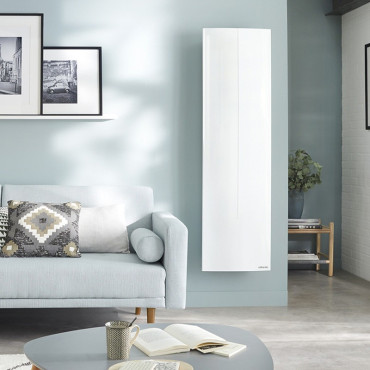 Radiateur Electrique Chaleur Douce 1500W ATLANTIC Sokio Digital Vertical Blanc