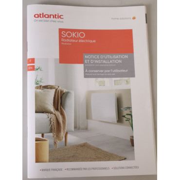 Radiateur Electrique Chaleur Douce 1500W ATLANTIC Sokio