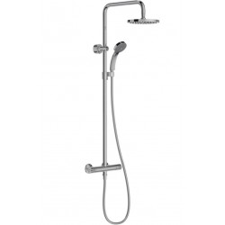 Colonne de Douche Thermostatique JACOB DELAFON July Avec Douchette 4 Jets Chrome
