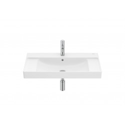 Vasque Lavabo Mural ROCA Ona 80x46cm en Céramique Blanc Brillant - A32768H000