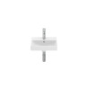 Vasque Lavabo Mural ROCA Ona 40x32cm en Céramique Blanc Brillant - A32768D004
