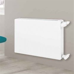 Radiateur Acier Eau Chaude 604W FINIMETAL Reggane 3010 Plan Compact 750x400x80mm