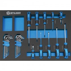 Servante d'Atelier STILKER 7 Tiroirs avec 4 Modules d'Outils