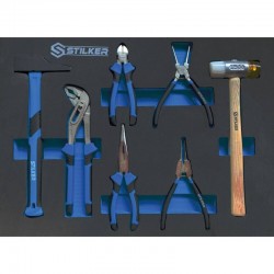 Servante d'Atelier STILKER 7 Tiroirs avec 4 Modules d'Outils