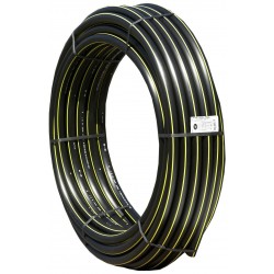 Couronne 50m Tube PE100 ELYDAN Pour Réseau de Distribution Gaz Ø32x3mm