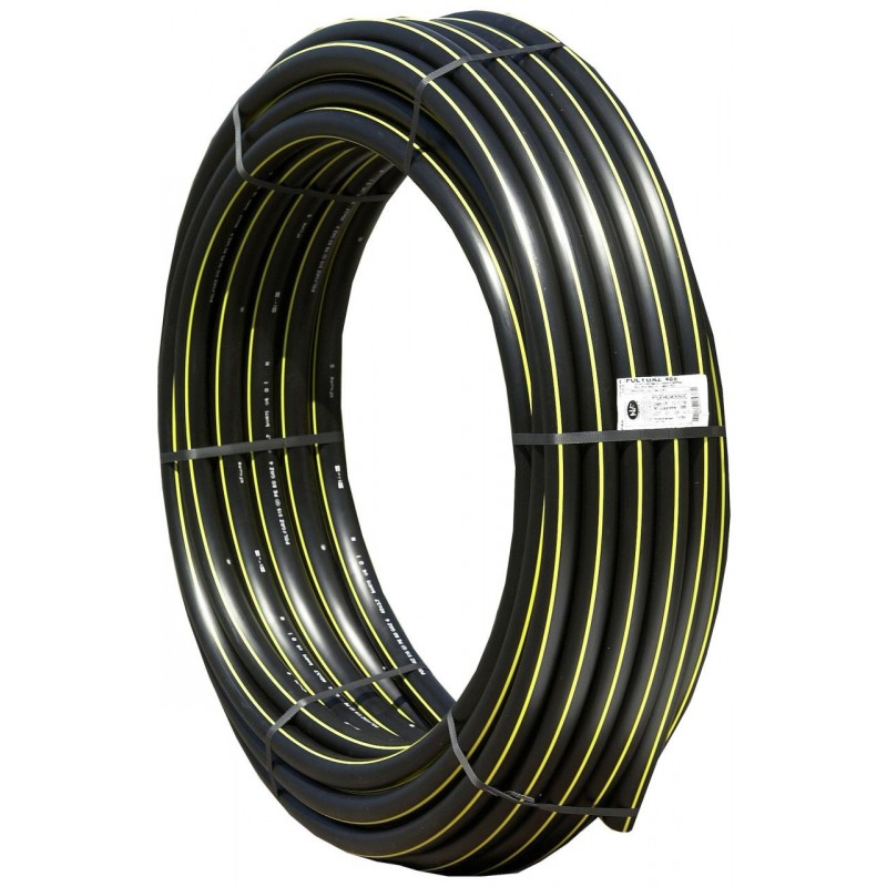 Couronne 50m Tube PE100 ELYDAN Pour Réseau de Distribution Gaz Ø32x3mm Couronne 50m Tube PE100 ELYDAN Pour Réseau de Distribution Gaz Ø32x3mm