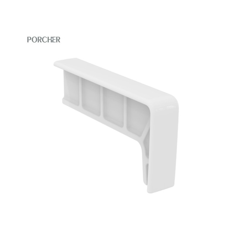 Couvre-Joint Lavabo PORCHER Contour 21 Sans Dosseret Blanc Couvre-Joint Lavabo PORCHER Contour 21 Sans Dosseret Blanc