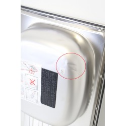 Évier de Cuisine NORD INOX à Encastrer PMR en Inox 18/10, 1 cuve à gauche, 1 égouttoir prépercé pas cher