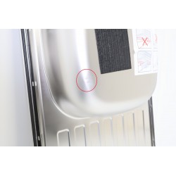 Évier de Cuisine NORD INOX à Encastrer PMR en Inox 18/10, 1 Cuve à Droite, 1 Égouttoir Prépercé Pas cher