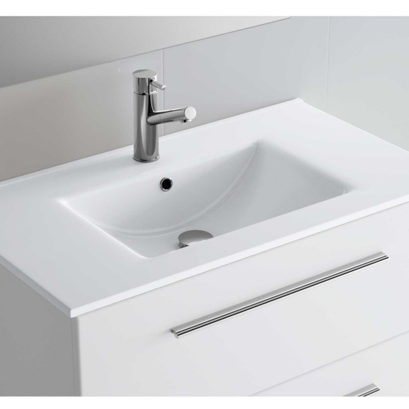 Plan Vasque Lavabo à Poser SALGAR Ibéria 1010 en Porcelaine Blanc Plan Vasque Lavabo à Poser SALGAR Ibéria 1010 en Porcelaine Blanc