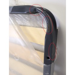 Sommier Cadre à Lattes 140x190cm EBAC Bodyzone pas cher.