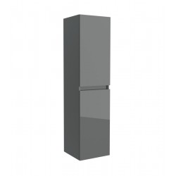 Meuble Colonne de Salle de Bain ALTERNA Priméo 2 Portes Hauteur 140cm