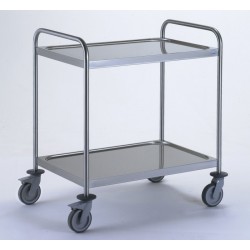 Chariot Desserte de Service en Inox TOURNUS EQUIPEMENT Charge 150kg 2 Plateaux - 801552