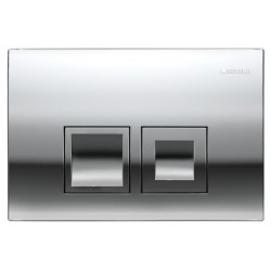 Plaque de Commande pour Toilette WC GEBERIT Delta 25 Pour Chasse d'Eau à Deux Volumes