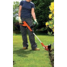 Coupe-Bordure 23cm Sans Fil BLACK ET DECKER avec Chargeur et 1 Batterie 18V