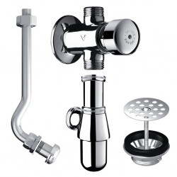 Kit pour Urinoir Droit DELABIE Tempostop pour Jacob Delafon Coquille 2
