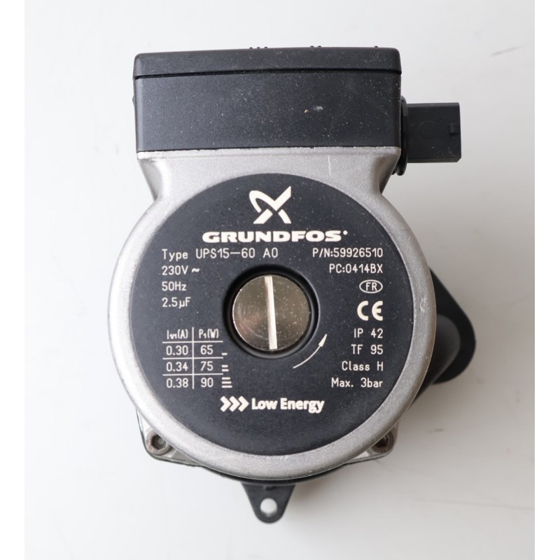 Circulateur Pompe de Circulation GRUNDFOS 15/60 A0 pour Système de Chauffage - 5666100 Circulateur Pompe de Circulation GRUNDFOS 15/60 A0 pour Système de Chauffage - 5666100