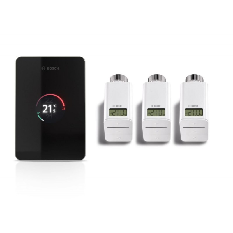 Thermostat d'Ambiance Intelligent Régulation Connecté BOSCH Easy Control CT200 Noir Thermostat d'Ambiance Intelligent Régulation Connecté BOSCH Easy Control CT200 Noir