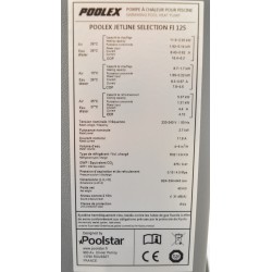 Pompe à Chaleur de Piscine 12,5kW POOLEX Poolstar Jetline FI 125 PC-JLS125N