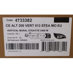 Chauffe-Eau Électrique 200L ALTECH Stéatite Ø513mm Vertical Mural 4733382