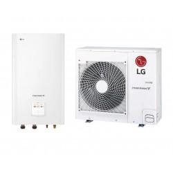 Ensemble de Pompe à Chaleur Réversible Air/Eau 9kW LG Therma V