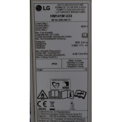 Pompe à Chaleur Réversible Monobloc Air/Eau 14kW LG Therma V Inverter HM141M.U33