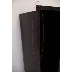 Range Bûches Encastrable Acier DIXNEUF Secondo 45 Buches 35x55x120cm Noir pas cher