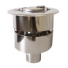 Chapeau Terminal de Toiture DIXNEUF Dixinox PGI Ø80/130mm - 048.DCTIV80