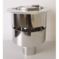Chapeau Terminal de Toiture DIXNEUF Dixinox PGI Ø80/130mm