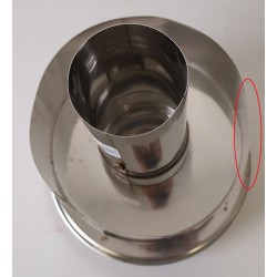 Chapeau Terminal de Toiture DIXNEUF Dixinox PGI Ø80/130mm pas cher