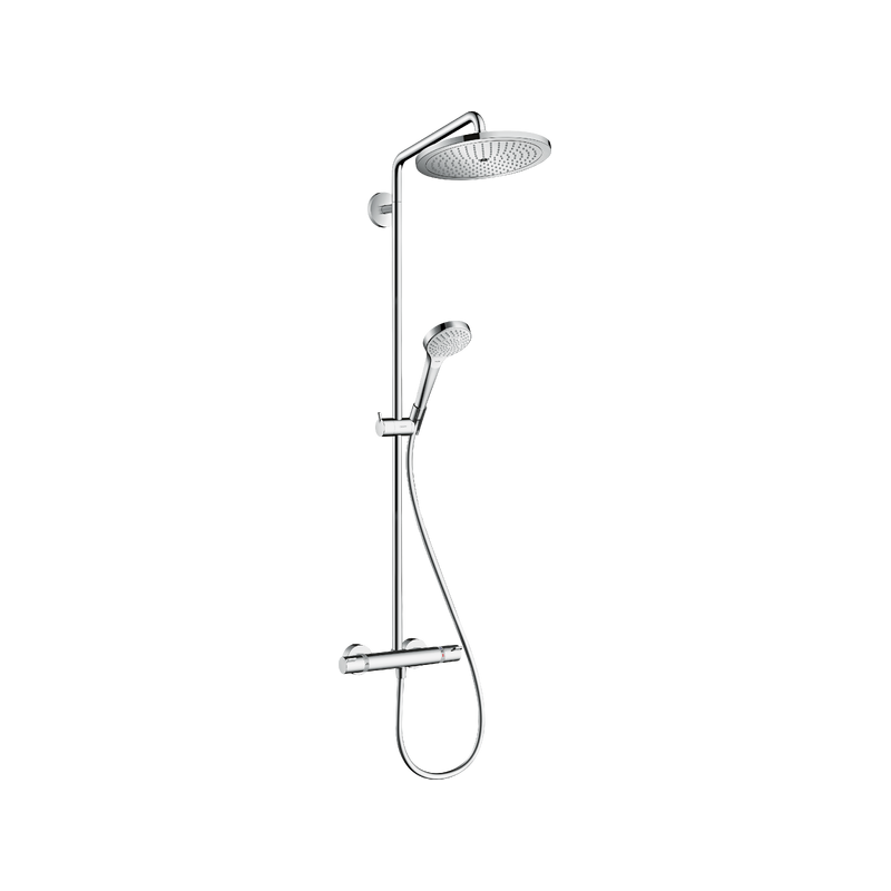 Colonne de Douche Avec Mitigeur Thermostatique HANSGROHE Croma Select S280 1 Jet Chromé Colonne de Douche Avec Mitigeur Thermostatique HANSGROHE Croma Select S280 1 Jet Chromé