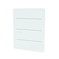Radiateur Électrique à Inertie Sèche 1000W ALTECH Fonte + Film Programmable Blanc - 4354752