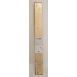 Lot de 18,68m² de Parquet PERGO Lofoten Chêne Chalet Marron 19x182cm