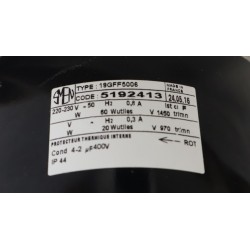 Kit Moteur de Secours ALDES pour Caisson Mini VEC 160AB/180AB