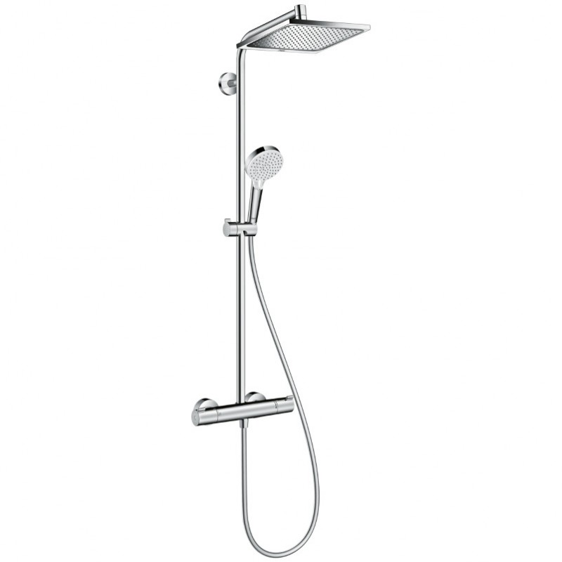 Colonne de Douche Avec Mitigeur Thermostatique HANSGROHE Crometta E240 Colonne de Douche Avec Mitigeur Thermostatique HANSGROHE Crometta E240