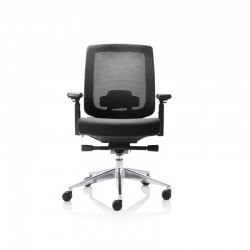 Siège Fauteuil de Bureau MT INTERNATIONAL 285 Mécanisme Synchrone Tissu Noir